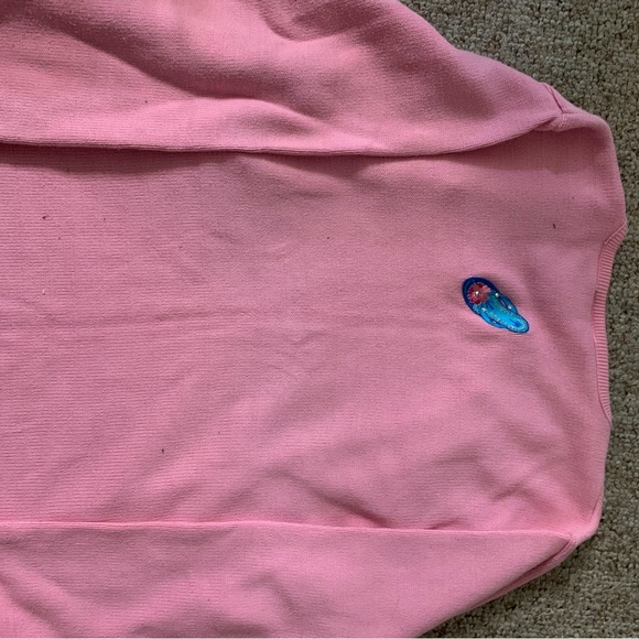 Tia Design pink long sleeve button sweater med - Picture 4 of 4